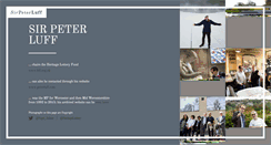 Desktop Screenshot of peterluff.org.uk