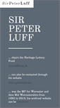 Mobile Screenshot of peterluff.org.uk